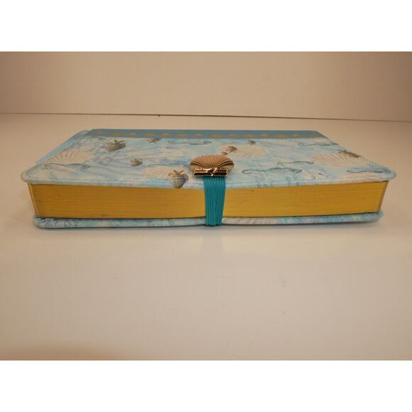 Divinity Boutique Journal Notebook, Nautical Theme Sea Shells Fish Blue - Picture 3 of 13